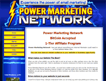 Tablet Screenshot of powermarketingnetwork.com